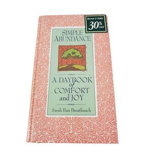 Simple Abundance Daybook of Comfort and‎ Joy Hardcover Sarah Ban Breathnach